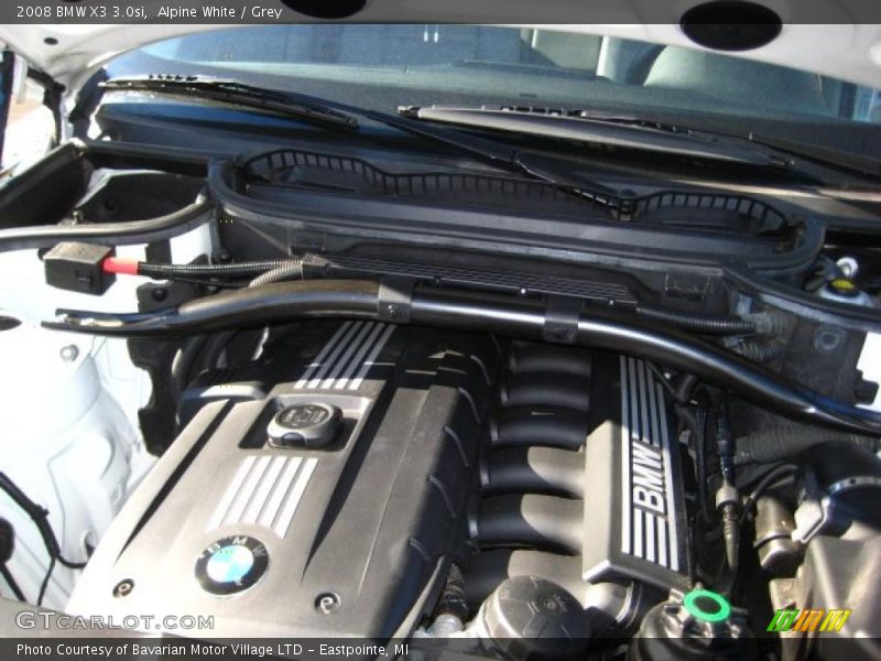 Alpine White / Grey 2008 BMW X3 3.0si