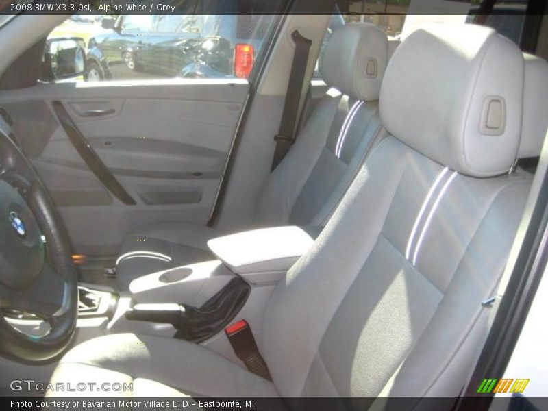 Alpine White / Grey 2008 BMW X3 3.0si