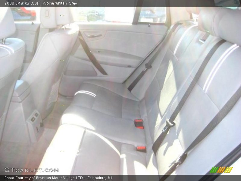 Alpine White / Grey 2008 BMW X3 3.0si