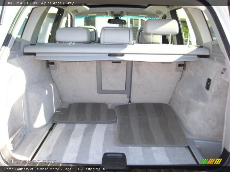 Alpine White / Grey 2008 BMW X3 3.0si