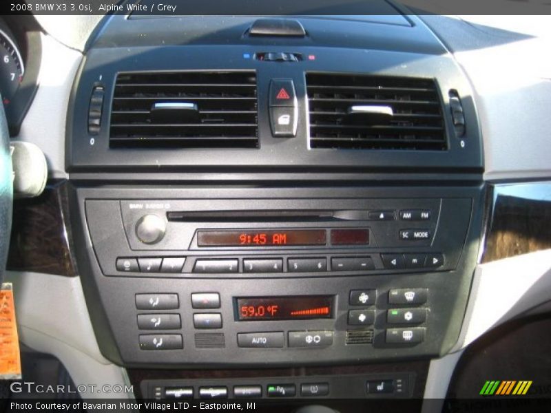 Alpine White / Grey 2008 BMW X3 3.0si