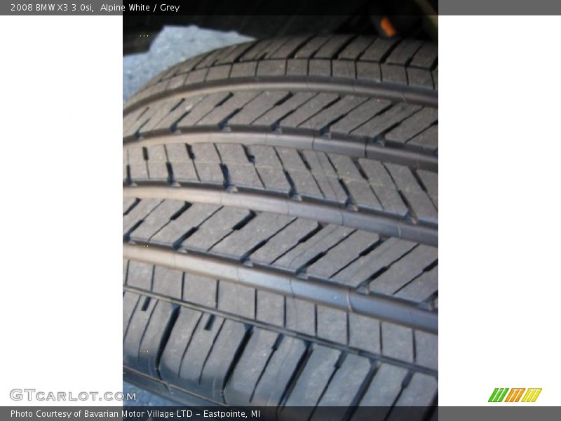 Alpine White / Grey 2008 BMW X3 3.0si