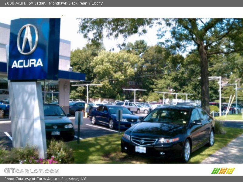 Nighthawk Black Pearl / Ebony 2008 Acura TSX Sedan