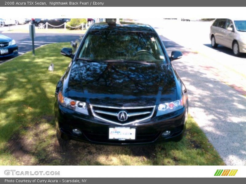 Nighthawk Black Pearl / Ebony 2008 Acura TSX Sedan