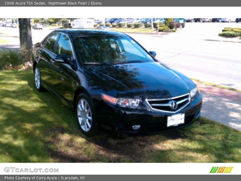 Nighthawk Black Pearl / Ebony 2008 Acura TSX Sedan
