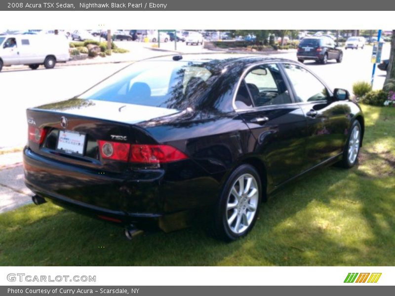 Nighthawk Black Pearl / Ebony 2008 Acura TSX Sedan