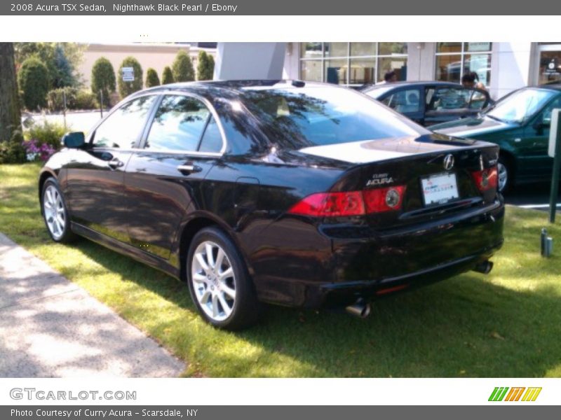 Nighthawk Black Pearl / Ebony 2008 Acura TSX Sedan