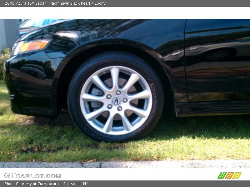 Nighthawk Black Pearl / Ebony 2008 Acura TSX Sedan