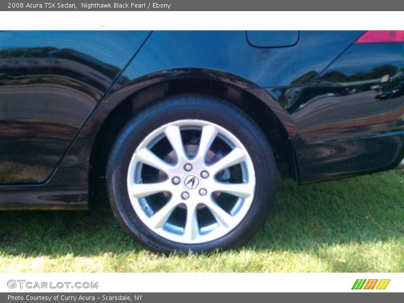 Nighthawk Black Pearl / Ebony 2008 Acura TSX Sedan