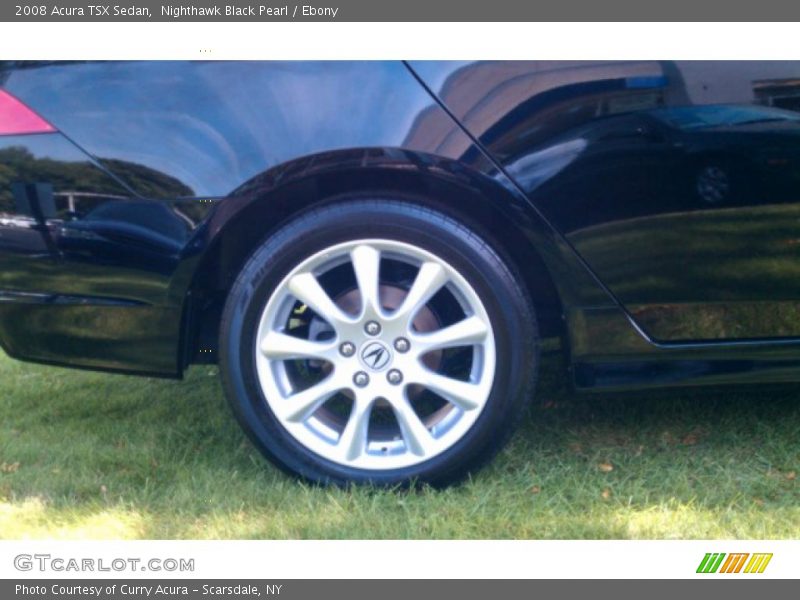 Nighthawk Black Pearl / Ebony 2008 Acura TSX Sedan