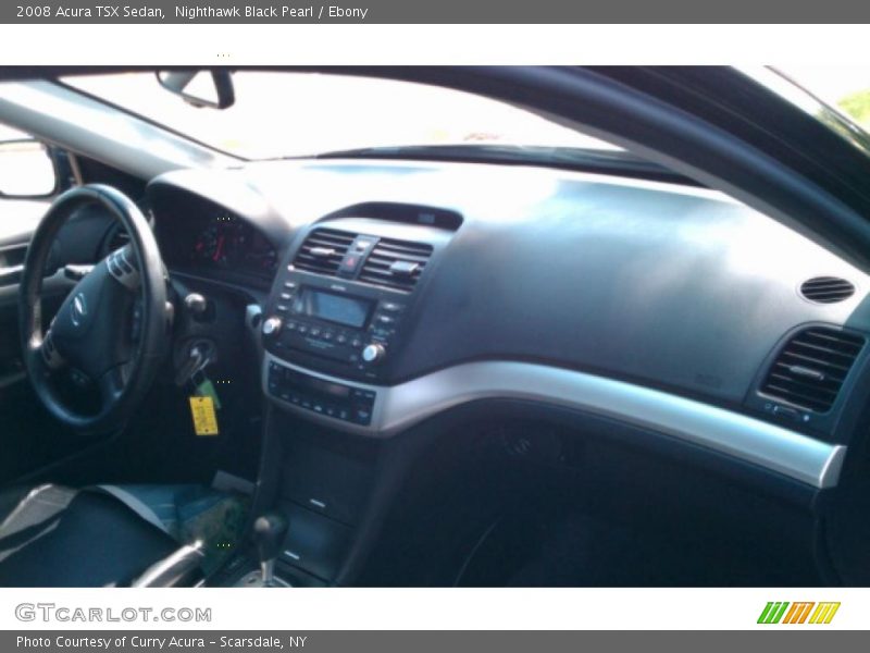 Nighthawk Black Pearl / Ebony 2008 Acura TSX Sedan