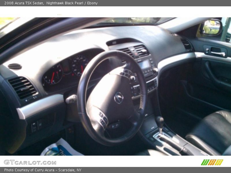 Nighthawk Black Pearl / Ebony 2008 Acura TSX Sedan