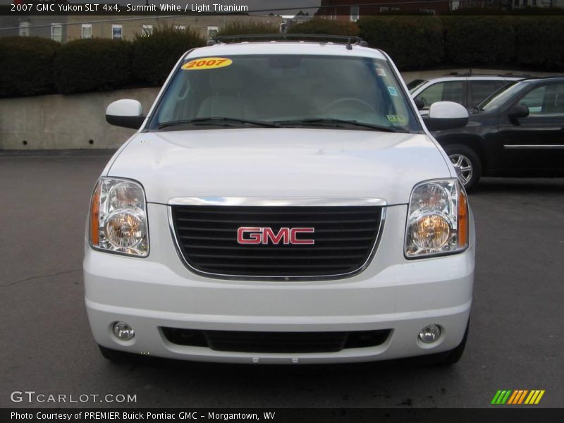 Summit White / Light Titanium 2007 GMC Yukon SLT 4x4