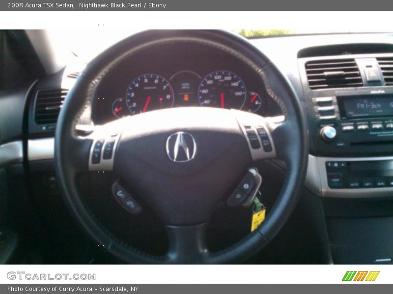 Nighthawk Black Pearl / Ebony 2008 Acura TSX Sedan