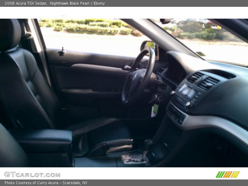 Nighthawk Black Pearl / Ebony 2008 Acura TSX Sedan