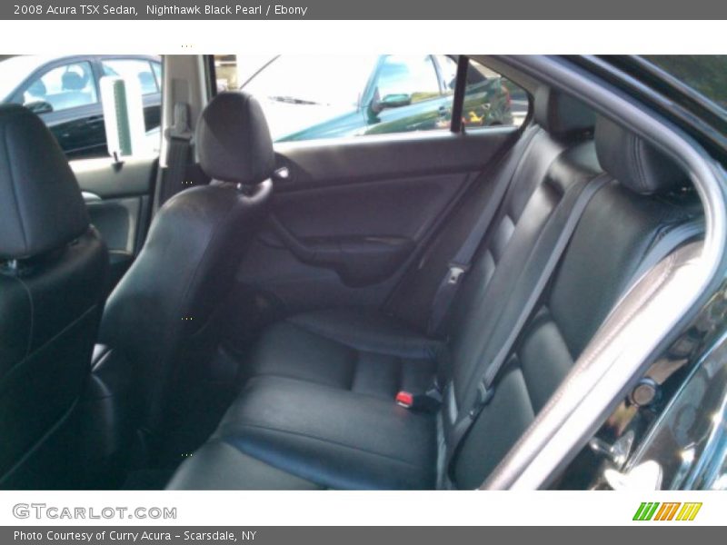 Nighthawk Black Pearl / Ebony 2008 Acura TSX Sedan