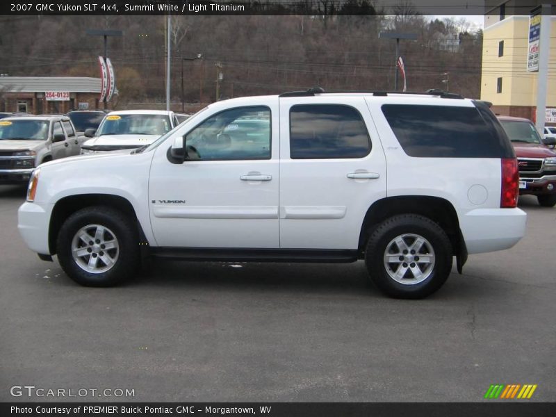 Summit White / Light Titanium 2007 GMC Yukon SLT 4x4