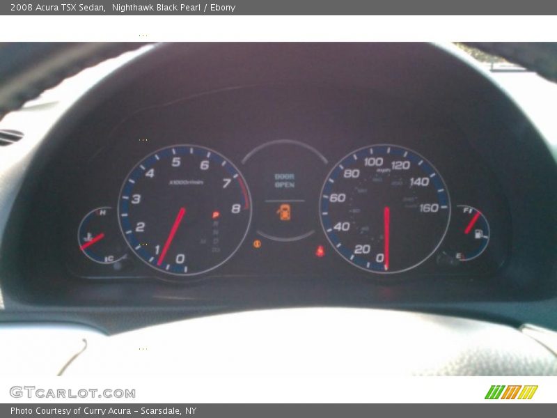 Nighthawk Black Pearl / Ebony 2008 Acura TSX Sedan