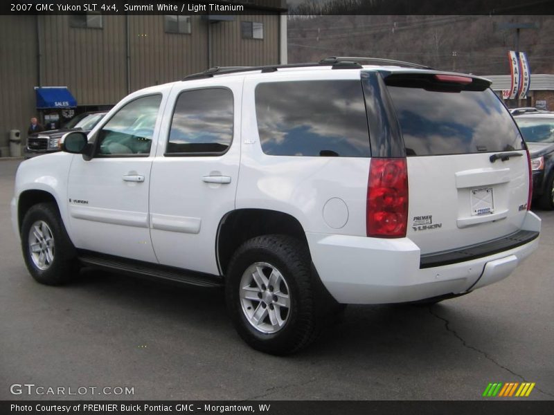 Summit White / Light Titanium 2007 GMC Yukon SLT 4x4