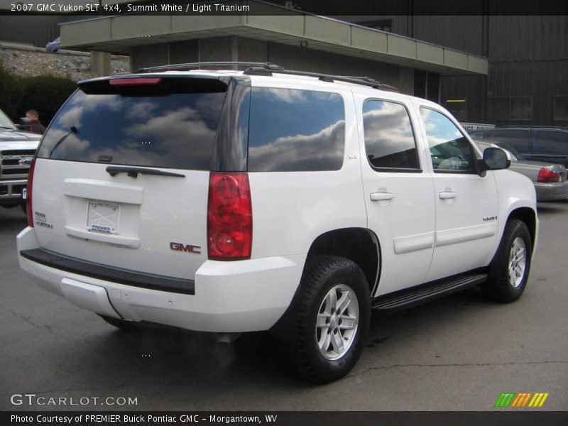 Summit White / Light Titanium 2007 GMC Yukon SLT 4x4