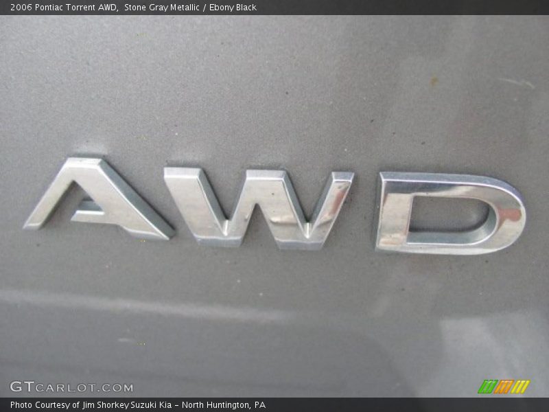 Stone Gray Metallic / Ebony Black 2006 Pontiac Torrent AWD