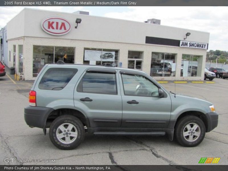 Titanium Green Metallic / Medium/Dark Flint Grey 2005 Ford Escape XLS 4WD