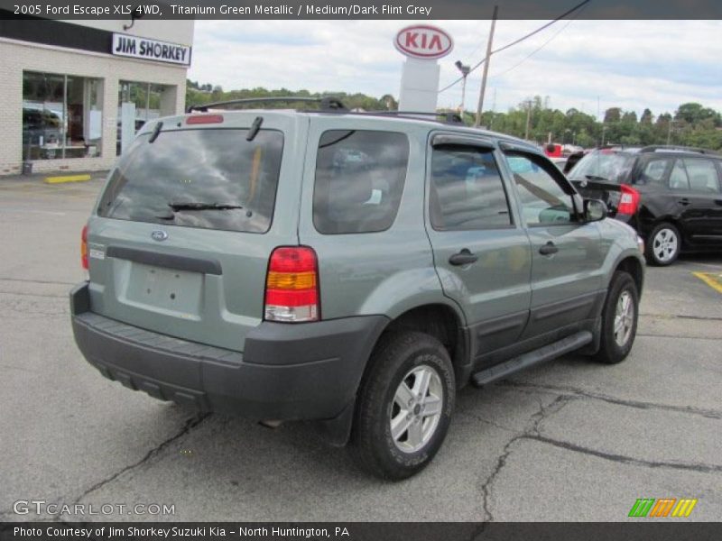 Titanium Green Metallic / Medium/Dark Flint Grey 2005 Ford Escape XLS 4WD