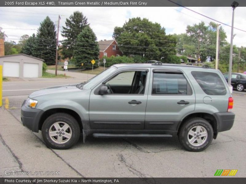 Titanium Green Metallic / Medium/Dark Flint Grey 2005 Ford Escape XLS 4WD