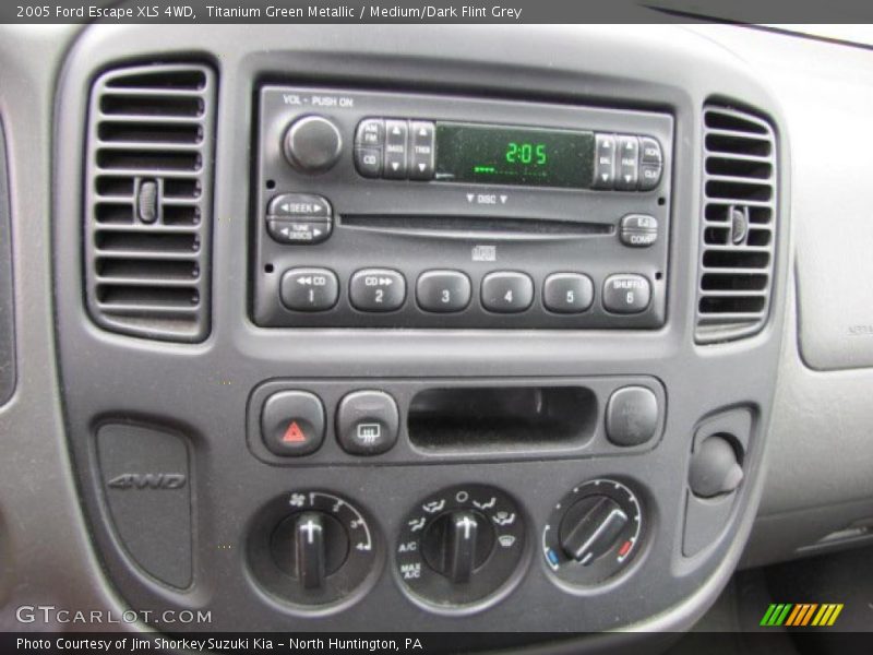 Titanium Green Metallic / Medium/Dark Flint Grey 2005 Ford Escape XLS 4WD