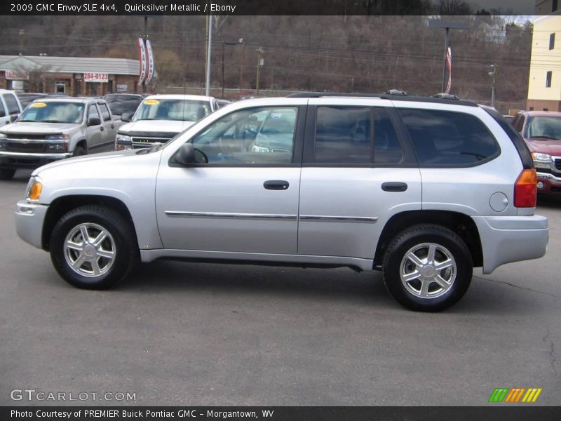 Quicksilver Metallic / Ebony 2009 GMC Envoy SLE 4x4