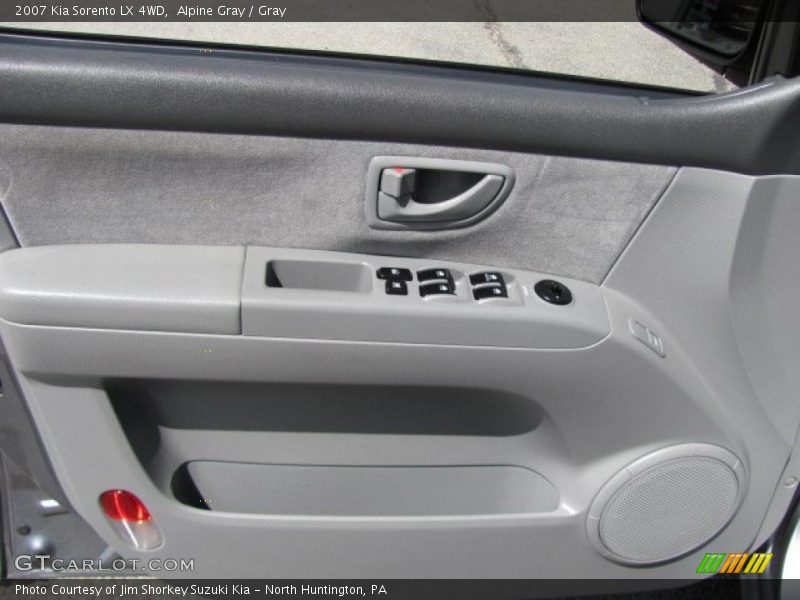 Alpine Gray / Gray 2007 Kia Sorento LX 4WD