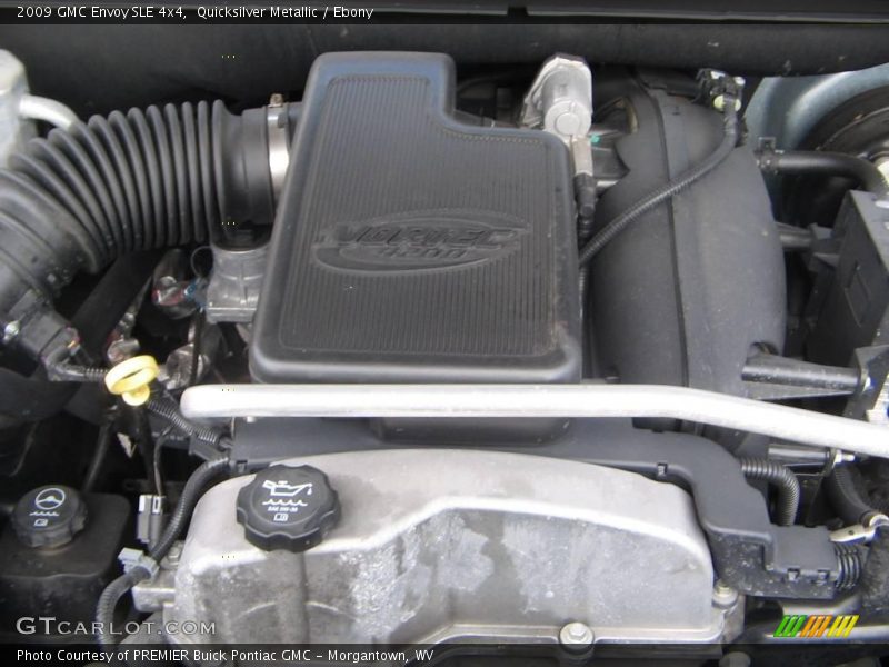 Quicksilver Metallic / Ebony 2009 GMC Envoy SLE 4x4
