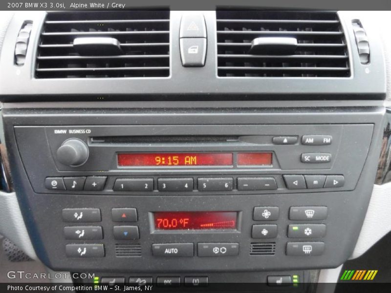 Alpine White / Grey 2007 BMW X3 3.0si