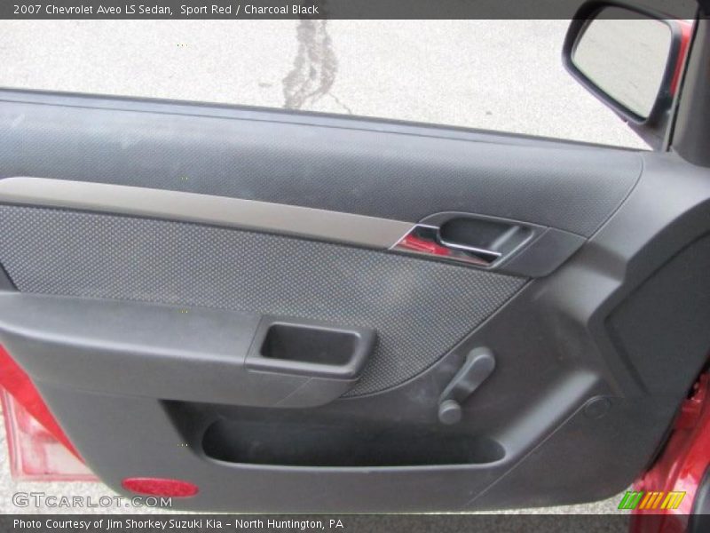 Sport Red / Charcoal Black 2007 Chevrolet Aveo LS Sedan