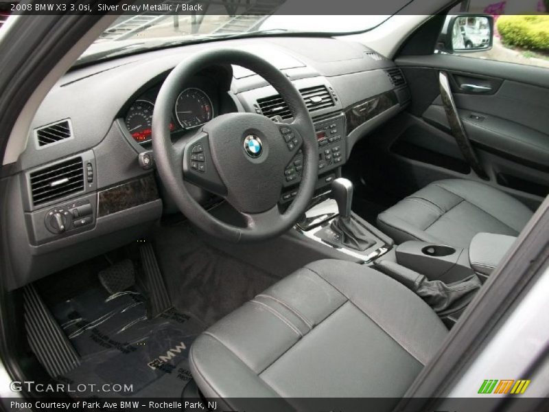 Silver Grey Metallic / Black 2008 BMW X3 3.0si