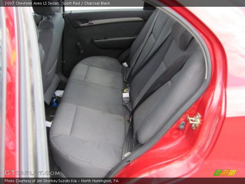 Sport Red / Charcoal Black 2007 Chevrolet Aveo LS Sedan