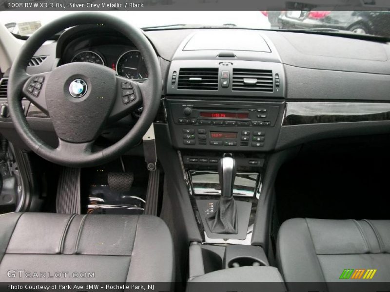 Silver Grey Metallic / Black 2008 BMW X3 3.0si