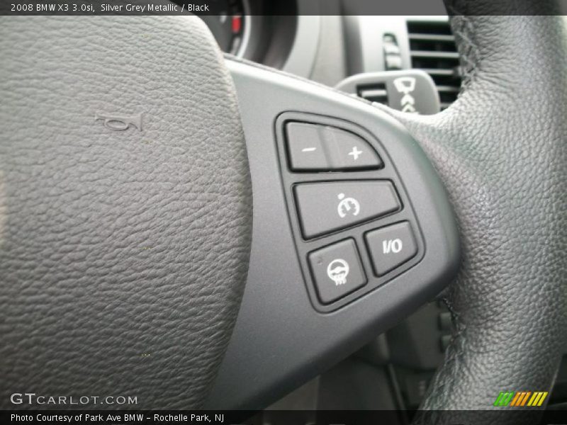 Silver Grey Metallic / Black 2008 BMW X3 3.0si