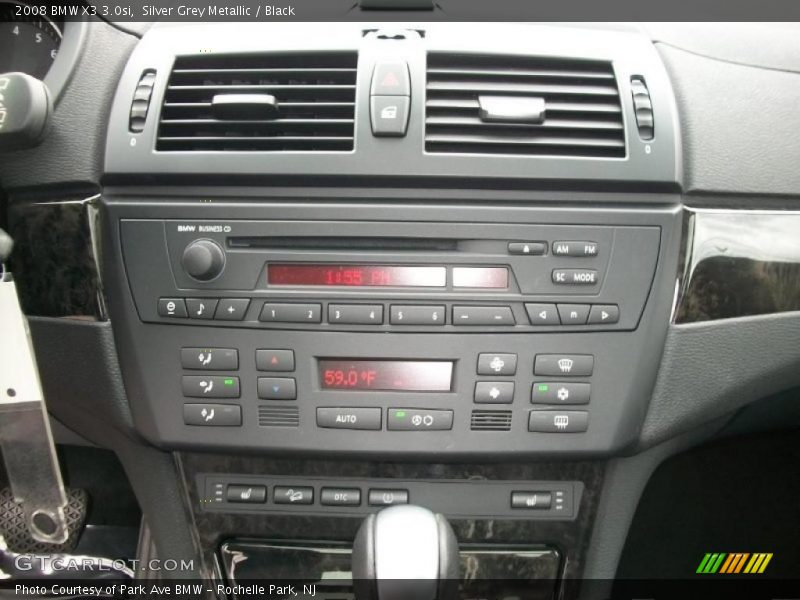 Silver Grey Metallic / Black 2008 BMW X3 3.0si