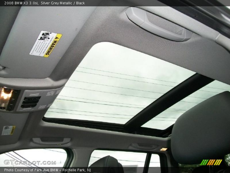 Silver Grey Metallic / Black 2008 BMW X3 3.0si