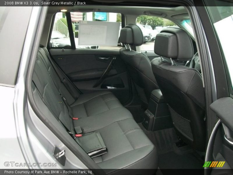 Silver Grey Metallic / Black 2008 BMW X3 3.0si