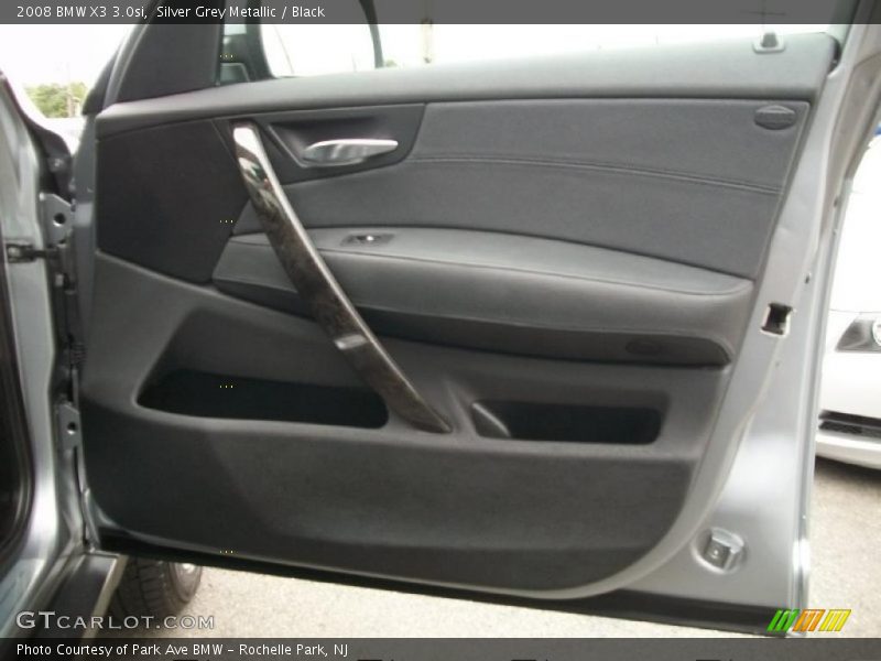 Silver Grey Metallic / Black 2008 BMW X3 3.0si