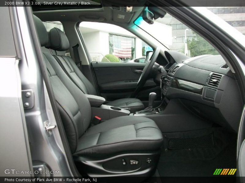 Silver Grey Metallic / Black 2008 BMW X3 3.0si