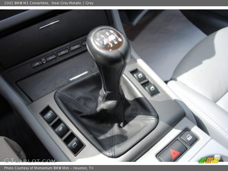 Steel Grey Metallic / Grey 2002 BMW M3 Convertible