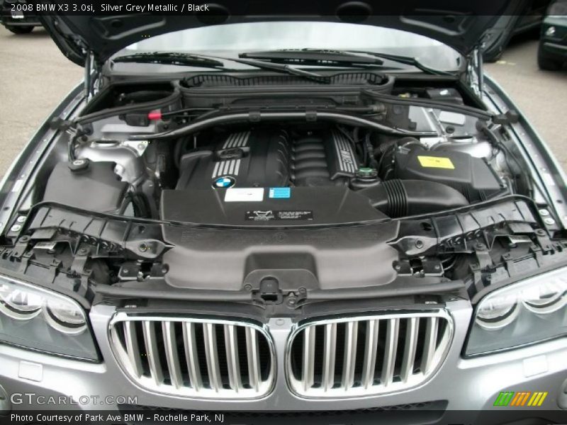 Silver Grey Metallic / Black 2008 BMW X3 3.0si