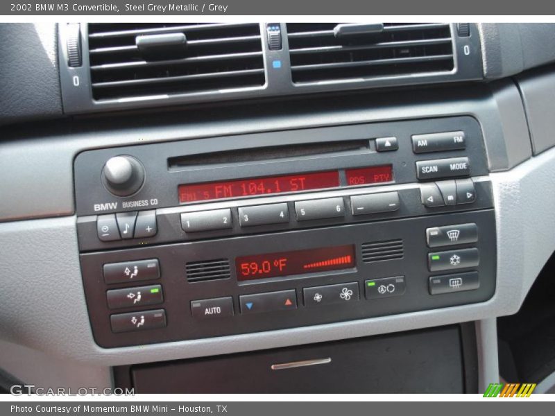 Steel Grey Metallic / Grey 2002 BMW M3 Convertible