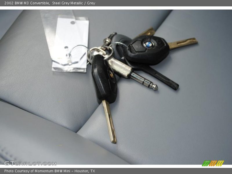 Steel Grey Metallic / Grey 2002 BMW M3 Convertible