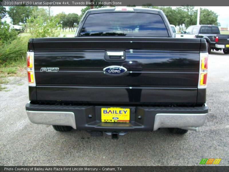 Tuxedo Black / Medium Stone 2010 Ford F150 Lariat SuperCrew 4x4