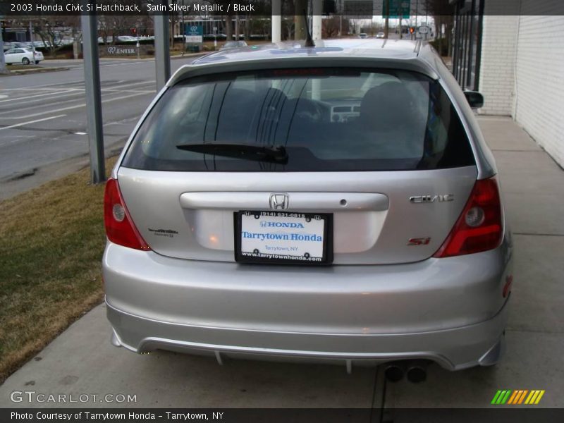 Satin Silver Metallic / Black 2003 Honda Civic Si Hatchback