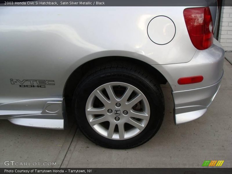Satin Silver Metallic / Black 2003 Honda Civic Si Hatchback